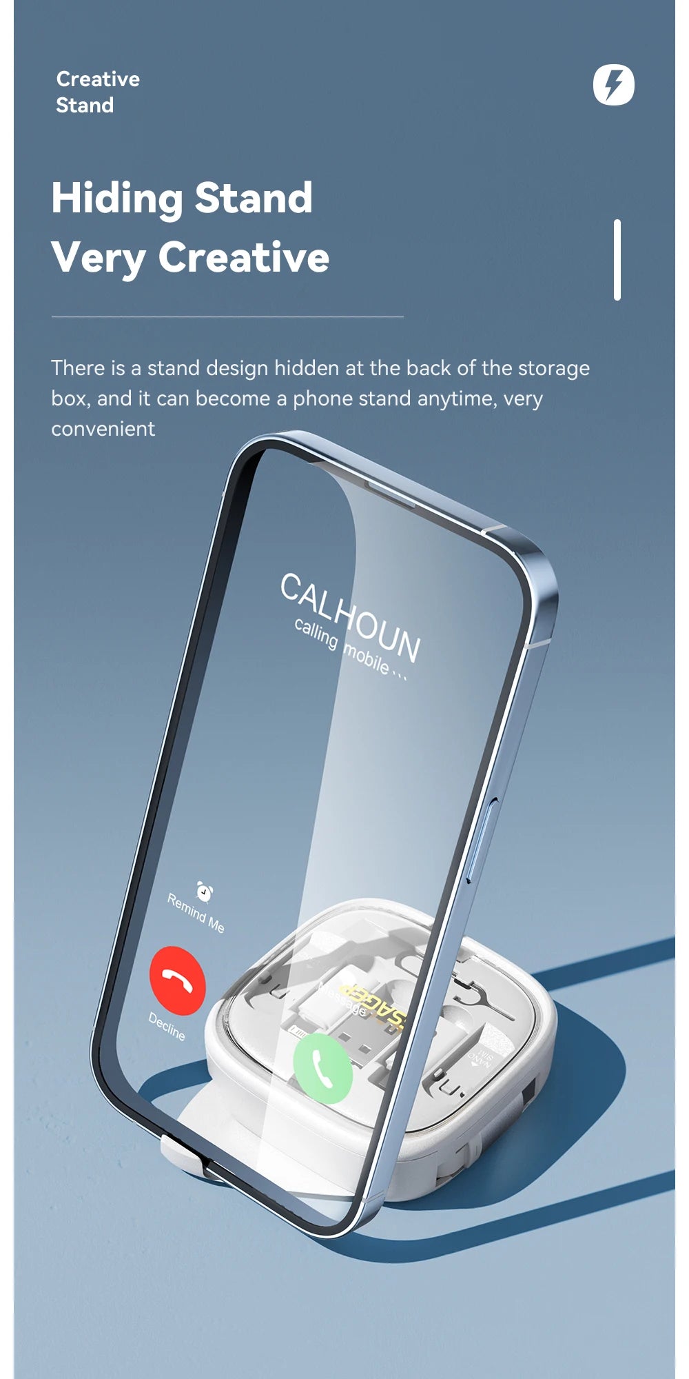 Essager USB-C Cable 60W PD with Storage Box