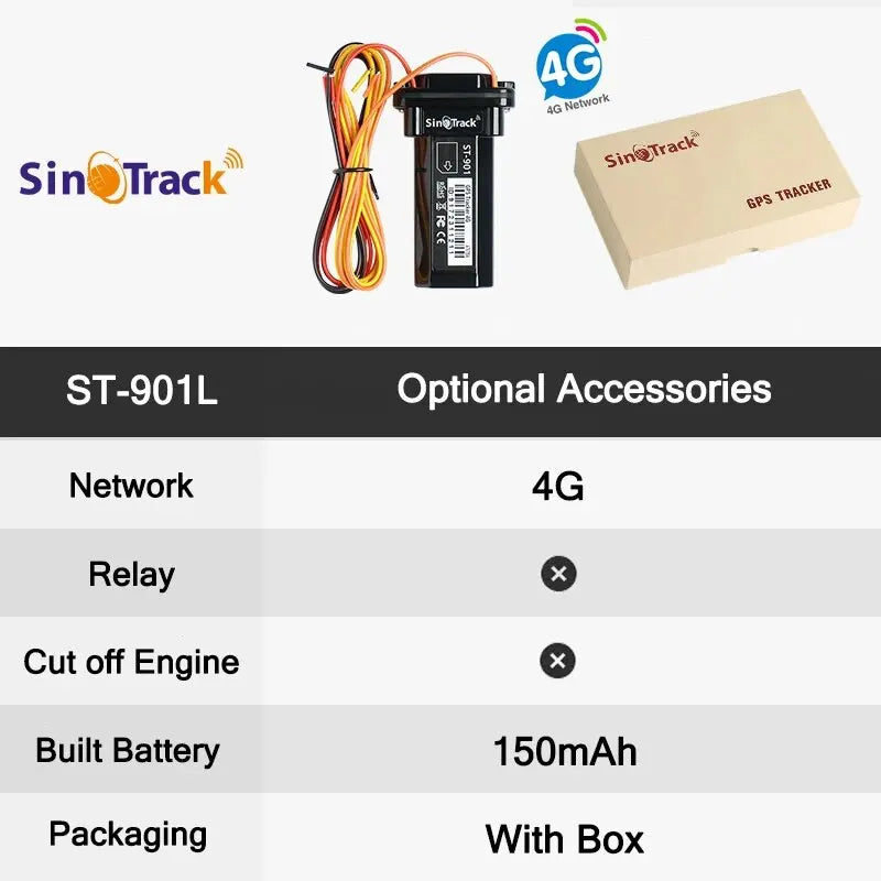 Waterproof GPS Tracker ST-901 Real-Time Vehicle Tracking