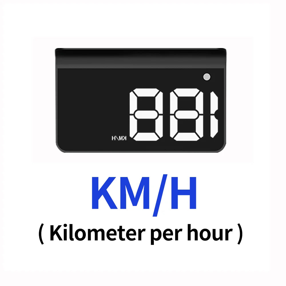 HUD Digital Speedometer - Windshield Display