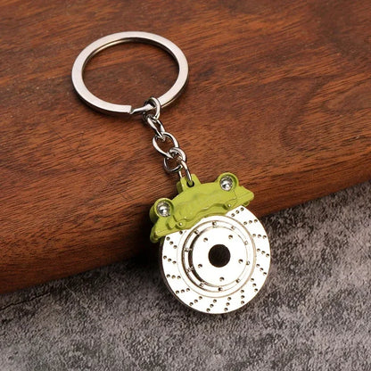 Gear Head Keychain Turbo Brake Disc Pendant