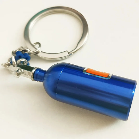 NOS Nitrogen Bottle Keychain
