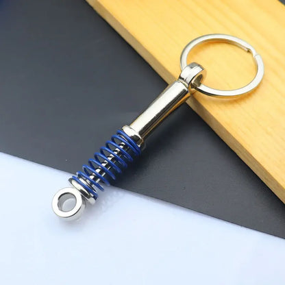 Mini Car Wheel Keychain Metal Keyring