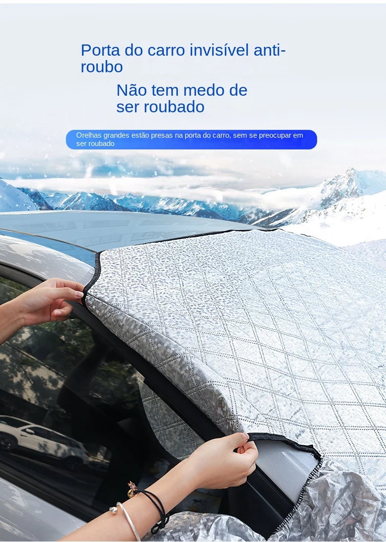 Magnetic Windshield Sun Shade Snow Cover