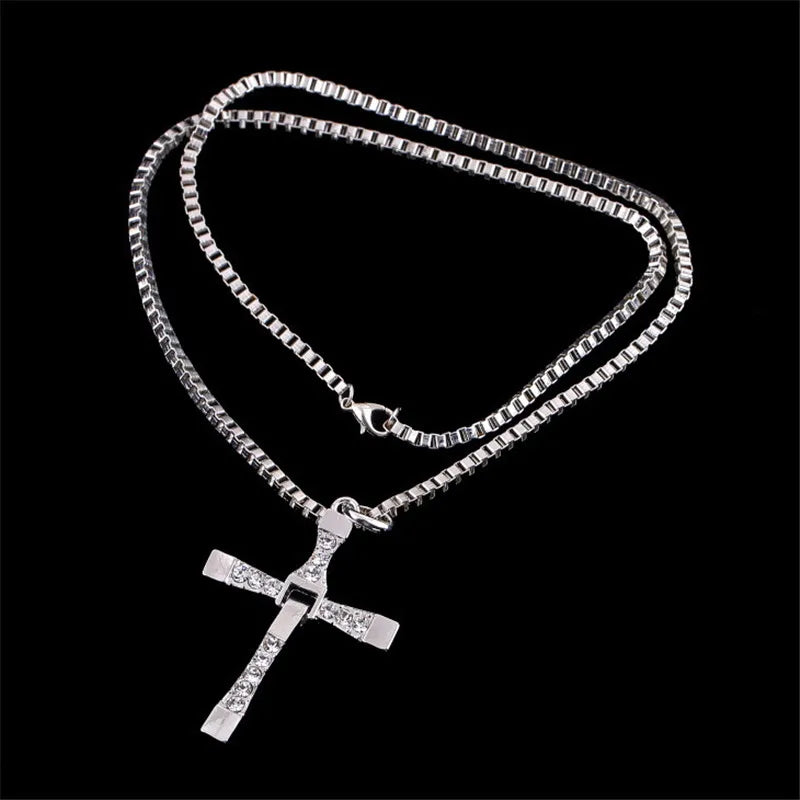Dominic Toretto Cross Necklace - Fast & Furious Inspired Pendant