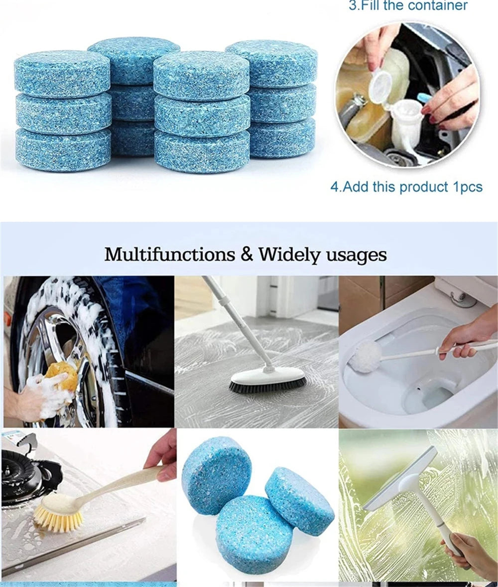 Windscreen Cleaner Effervescent Tablets 200PCS