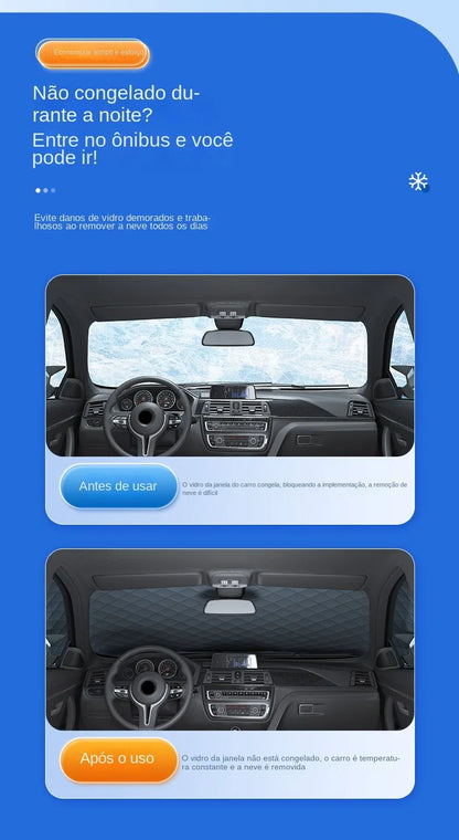 Magnetic Windshield Sun Shade Snow Cover