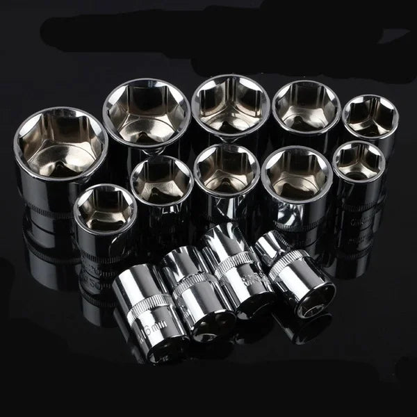 12-Piece Wrench Socket Set Multi-Tool Kit