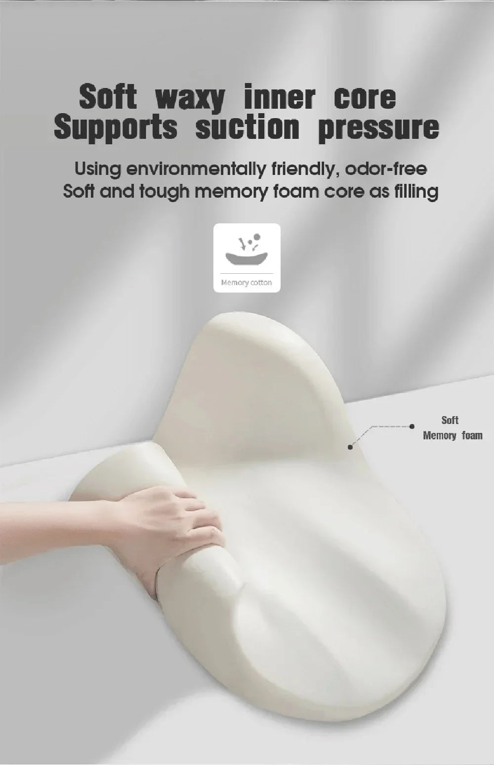 Memory Foam Lumbar Support Pillow for Car