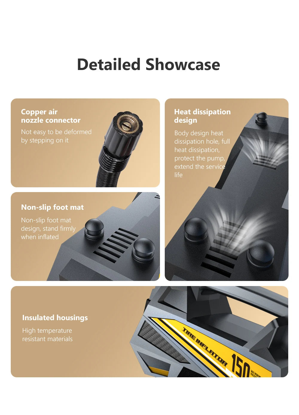 Portable Electric Tire Inflator