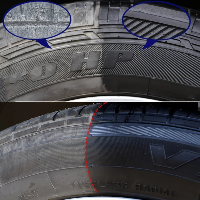 Black Shiny Tire Wax - Durable Protection & Restoration