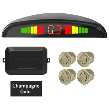 LED Parking Sensor Kit 4 Sensors