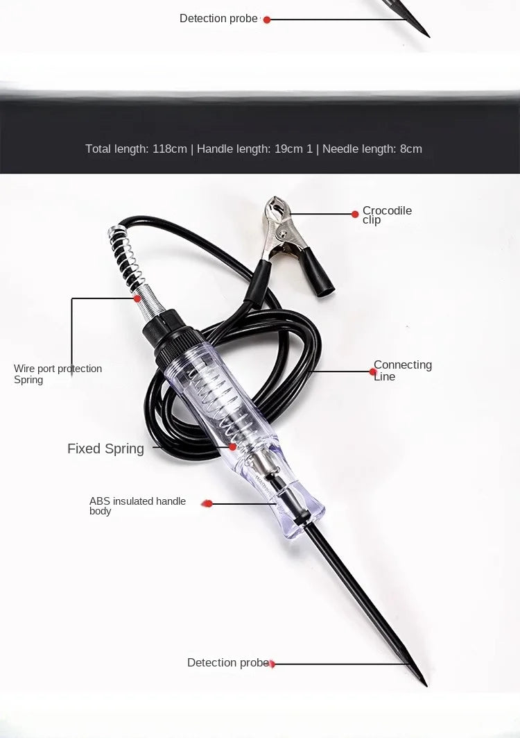 Voltage Circuit Tester 6V-24V Diagnostic Probe