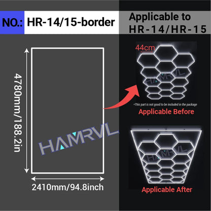 Hexagon LED Garage Ceiling Light