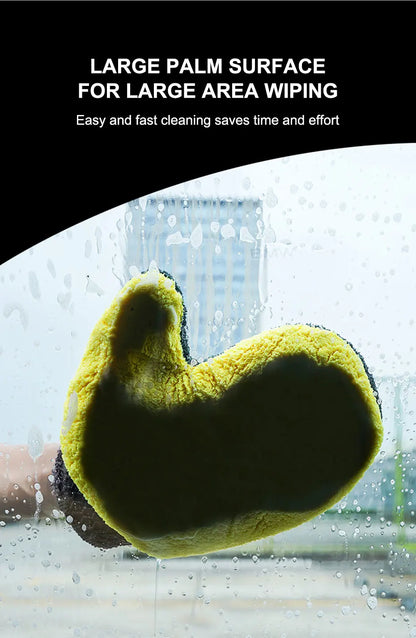 Microfiber Car Washing Glove Double-Sided