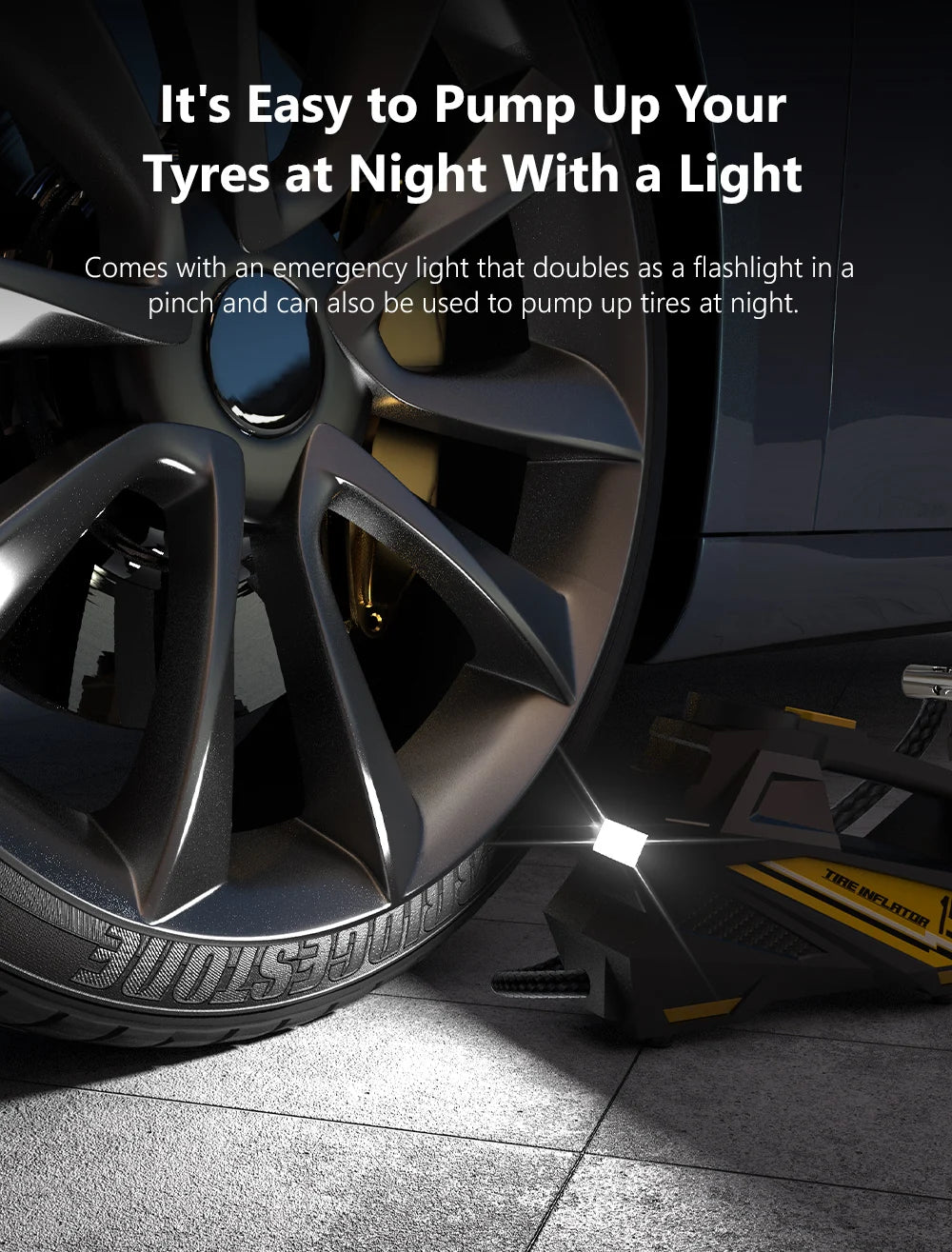 Portable Electric Tire Inflator