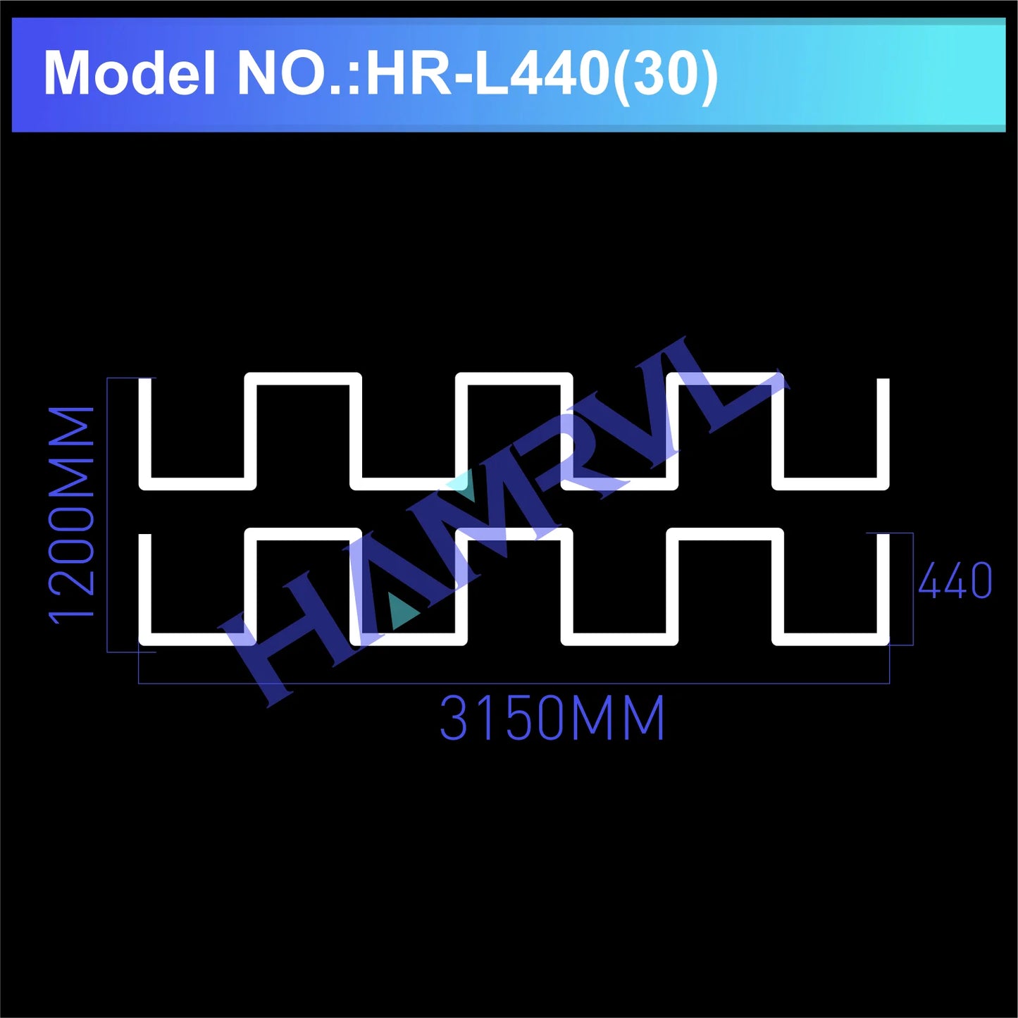 Hexagon LED Garage Ceiling Light