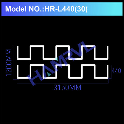 Hexagon LED Garage Ceiling Light