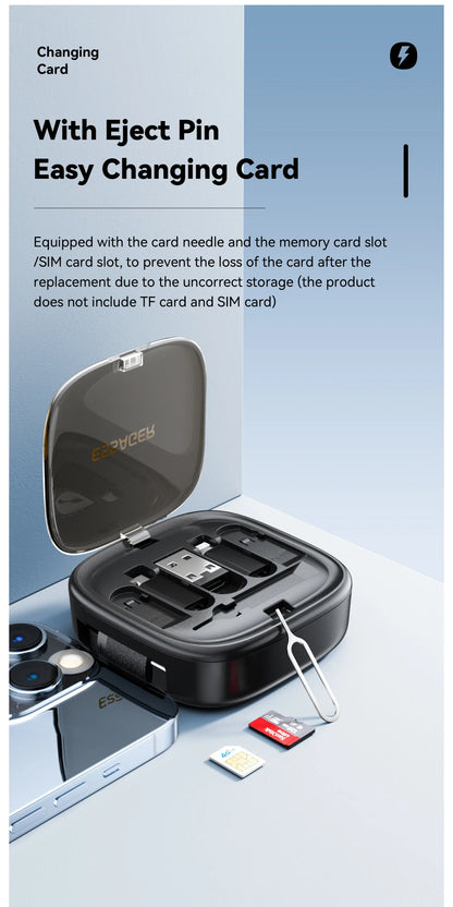 Essager USB-C Cable 60W PD with Storage Box
