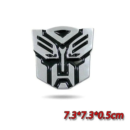 3D Transformer Autobot Badge Emblem - Premium Car Decal Sticker