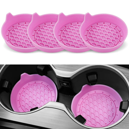 Silicone Car Cup Holder Coasters - Universal Non-Slip Insert