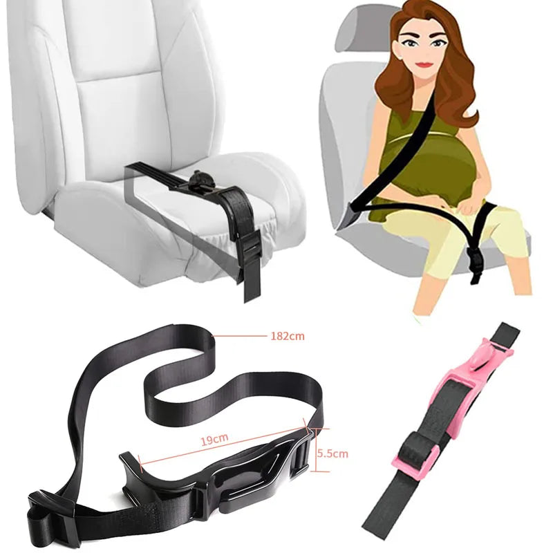 Pregnancy Seat Belt Adjuster - Comfort & Safety for Expecting Moms