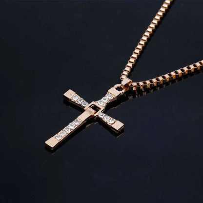 Dominic Toretto Cross Necklace - Fast & Furious Inspired Pendant