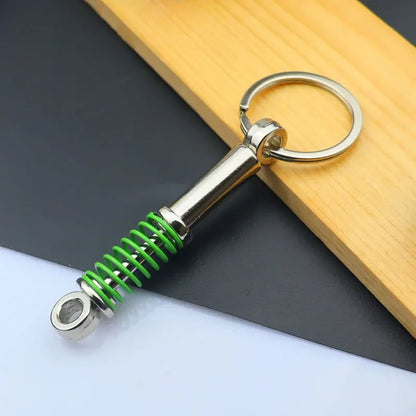 Mini Car Wheel Keychain Metal Keyring