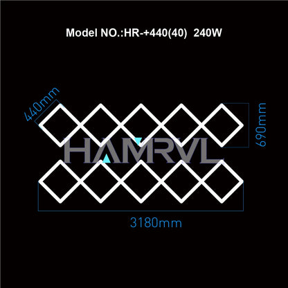 Hexagon LED Garage Ceiling Light