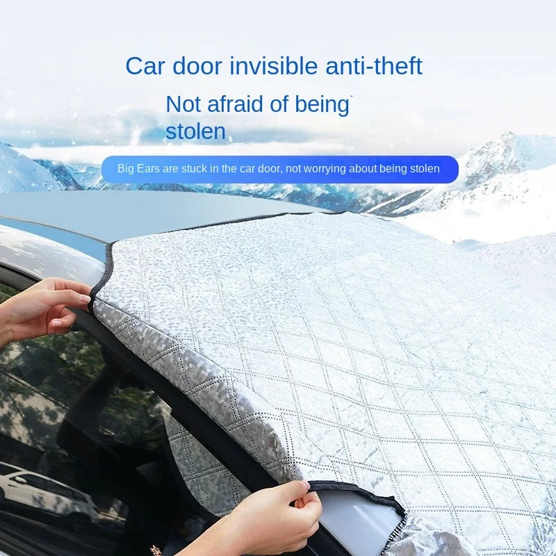 Magnetic Windshield Sun Shade Snow Cover