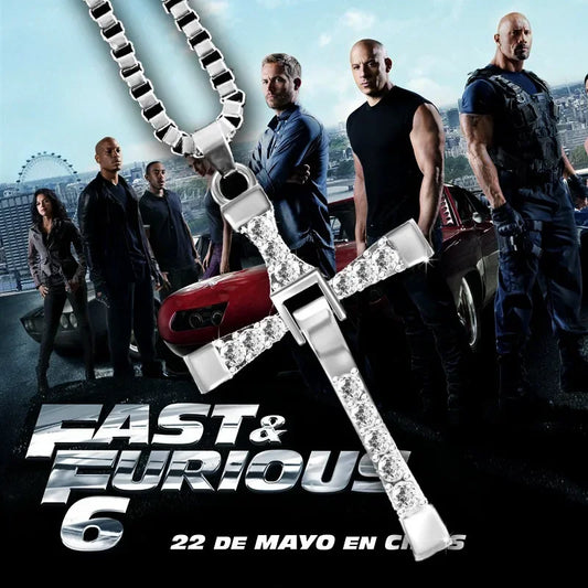 Dominic Toretto Cross Necklace - Fast & Furious Inspired Pendant