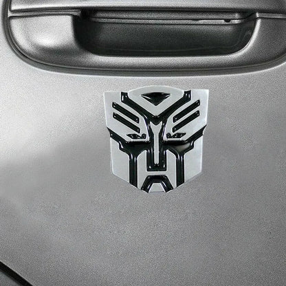 3D Transformer Autobot Badge Emblem - Premium Car Decal Sticker