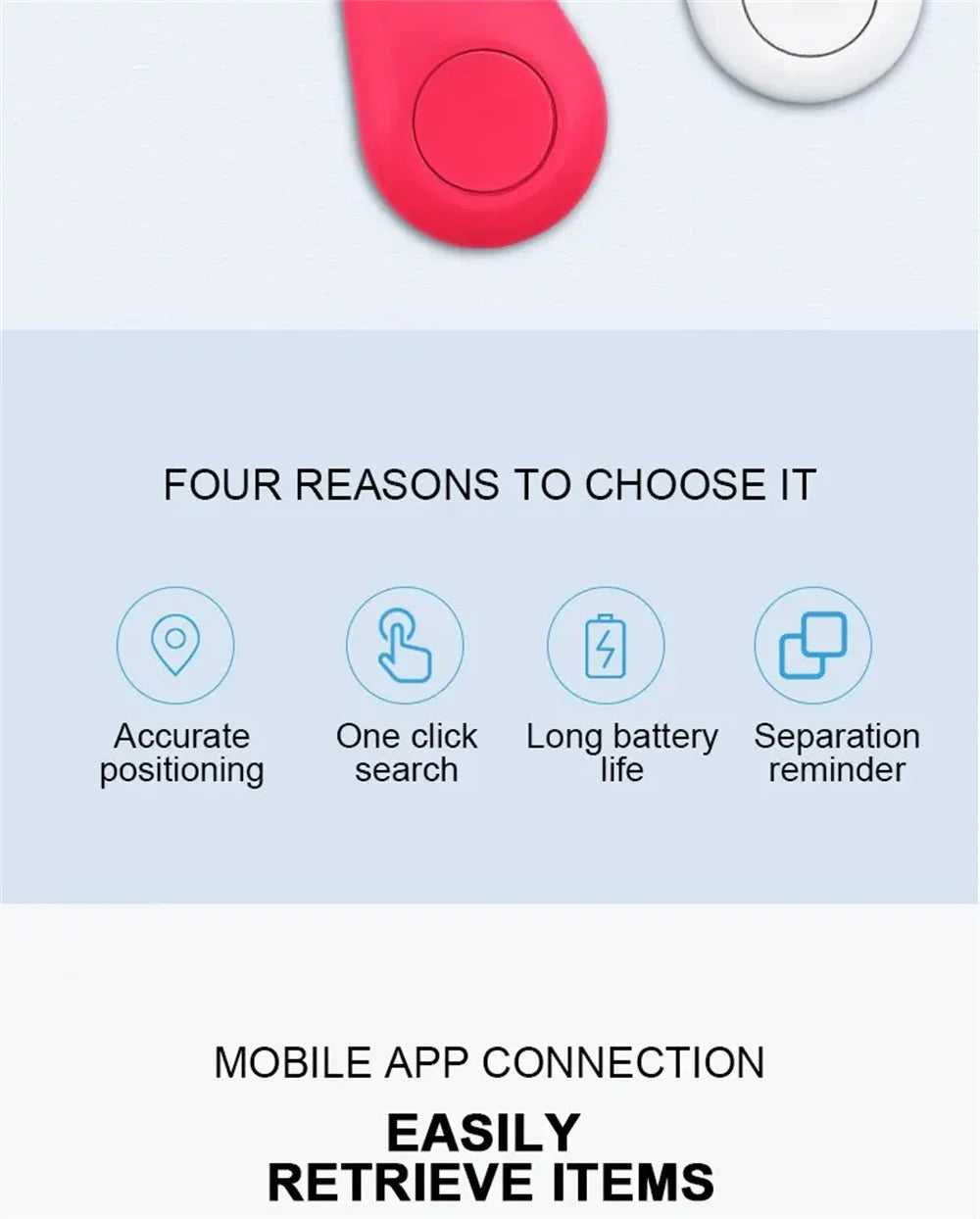 Mini Smart GPS Tracker Anti-Lost Finder