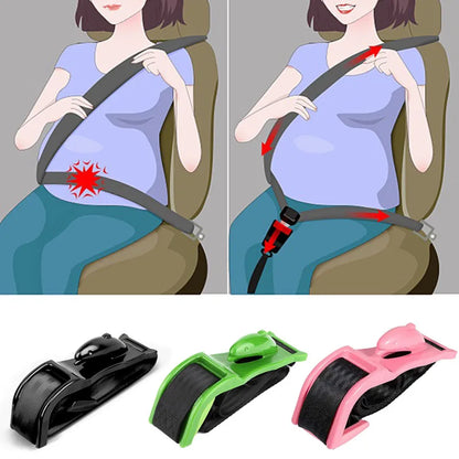 Pregnancy Seat Belt Adjuster - Comfort & Safety for Expecting Moms