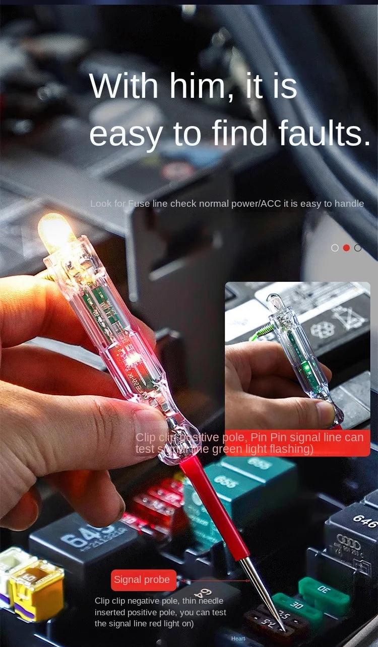 Voltage Circuit Tester 6V-24V Diagnostic Probe