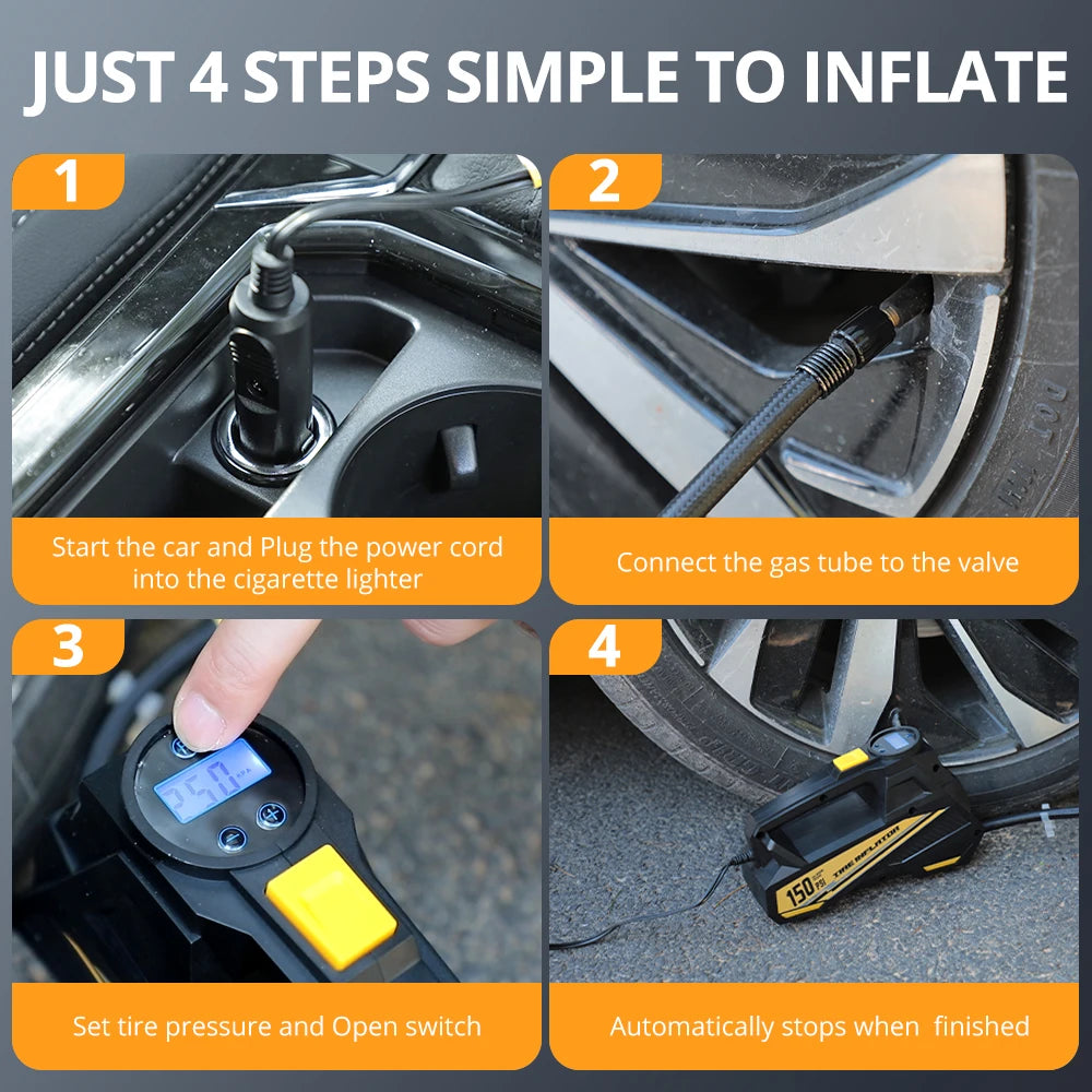 Portable Electric Tire Inflator