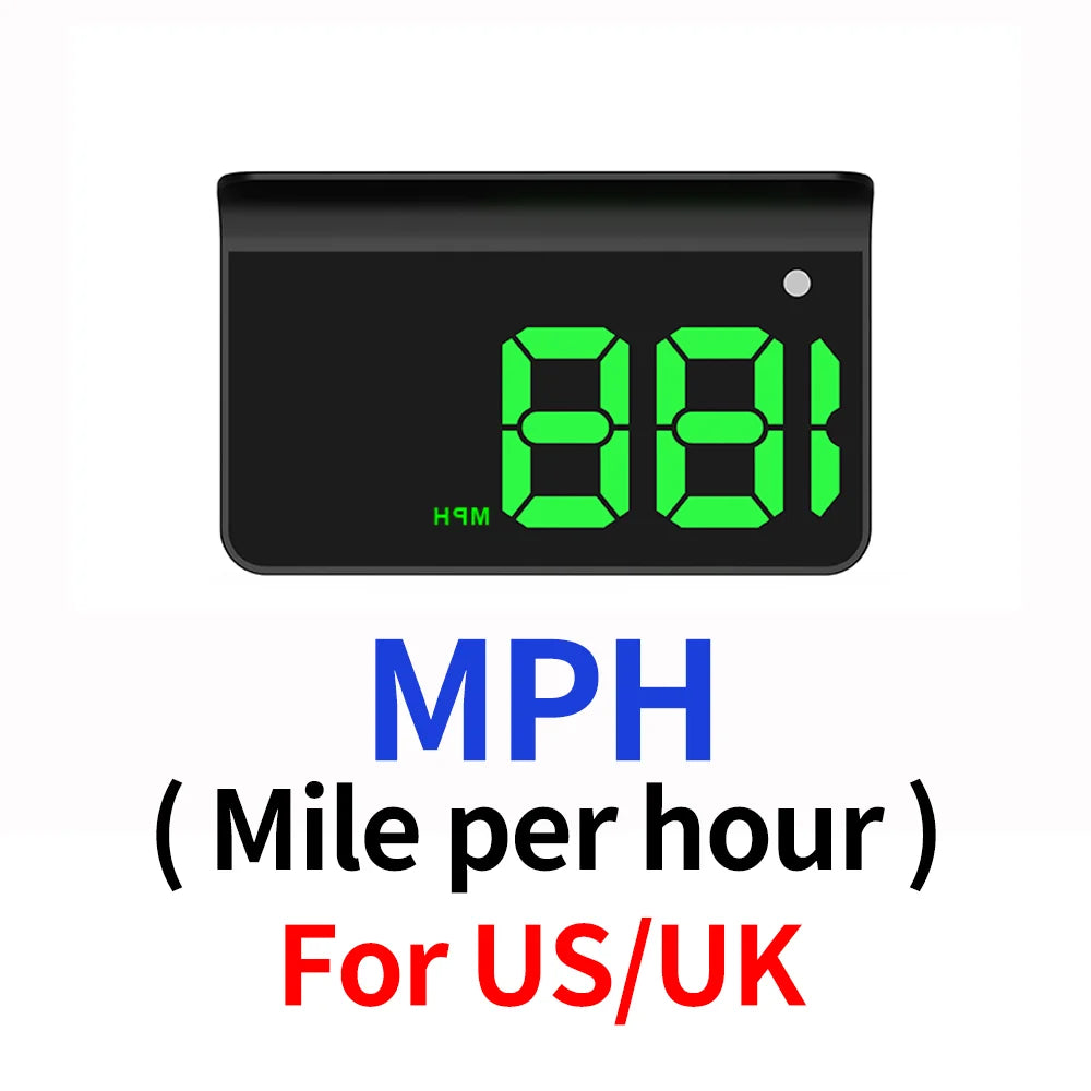 HUD Digital Speedometer - Windshield Display