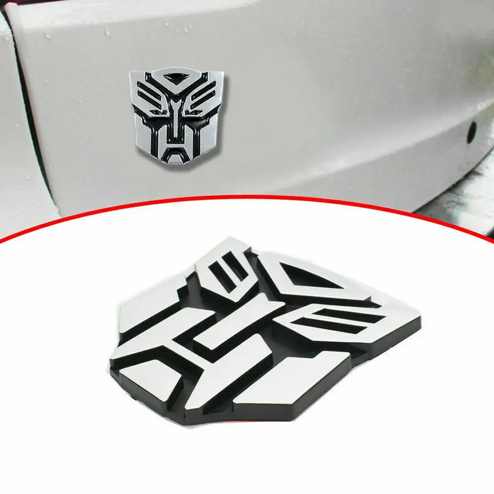 3D Transformer Autobot Badge Emblem - Premium Car Decal Sticker