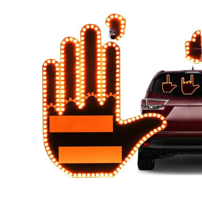 LED Car Finger Light with Remote — Wireless Interior Mood Light