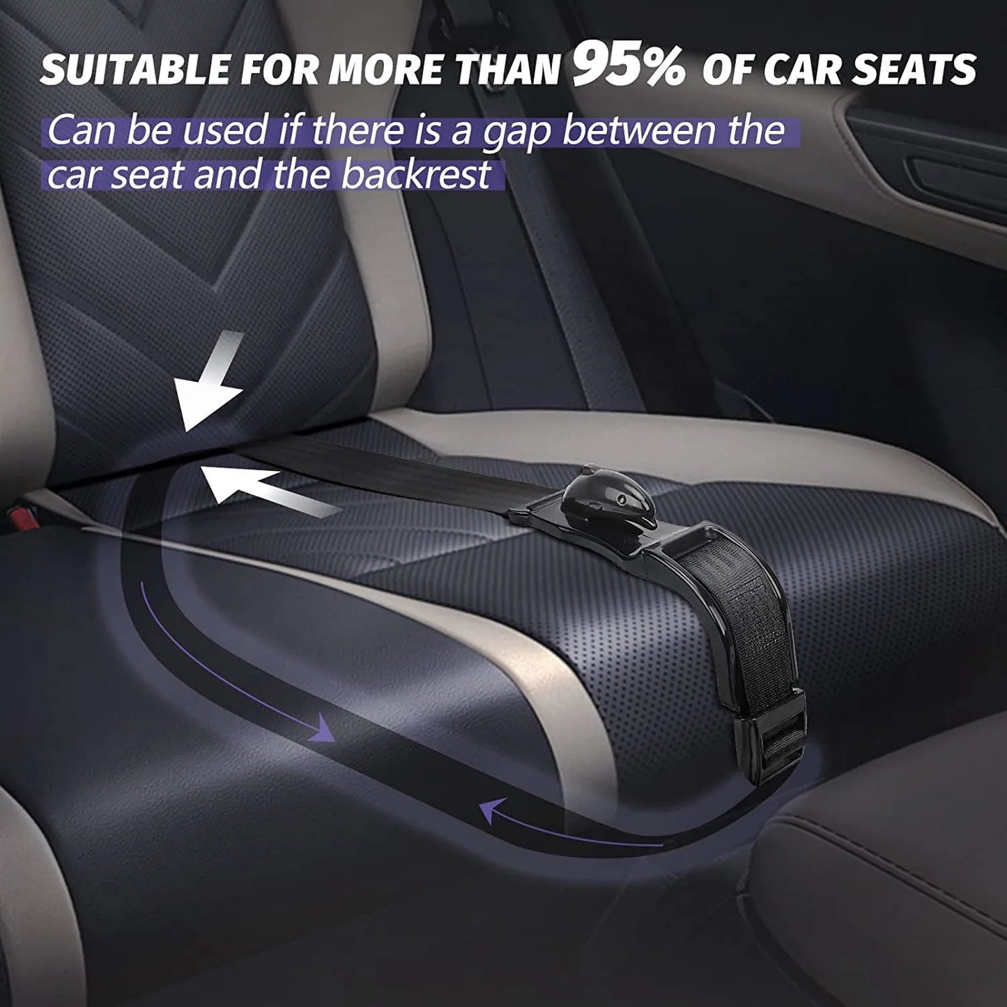 Pregnancy Seat Belt Adjuster - Comfort & Safety for Expecting Moms