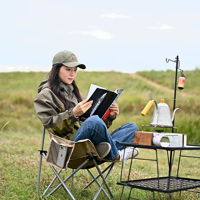 Portable Folding Moon Chair – Camping, Fishing & Outdoor Seat