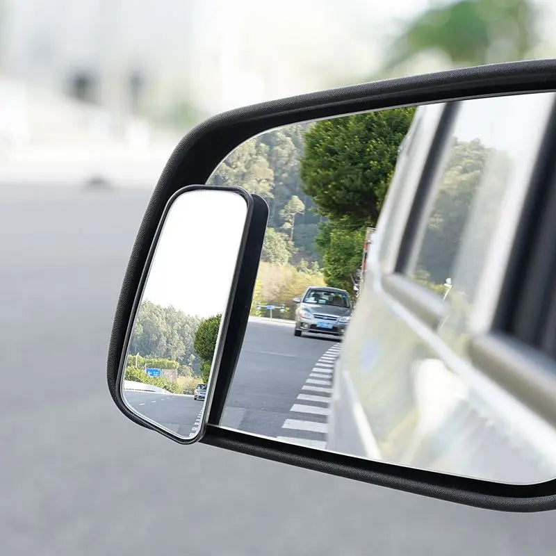 360° Blind Spot Mirror Set – Wide Angle Convex Safety Mirror