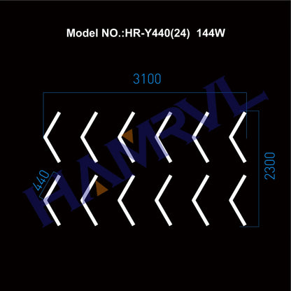 Hexagon LED Garage Ceiling Light