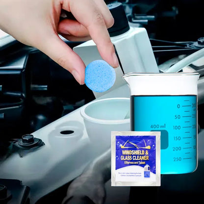 All-Season Windshield Washer Effervescent Tablets – Solid Concentrate, Shellac-Free | DriveUtility™