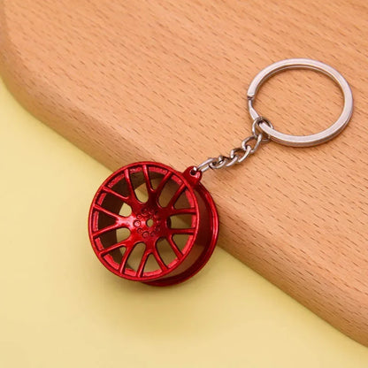Gear Head Keychain Turbo Brake Disc Pendant