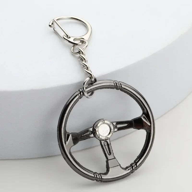 Gear Head Keychain Turbo Brake Disc Pendant