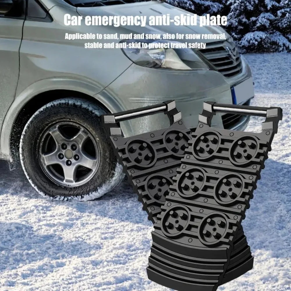 Traction Escape Board — Anti-Skid Recovery Mat for Sand, Mud & Snow