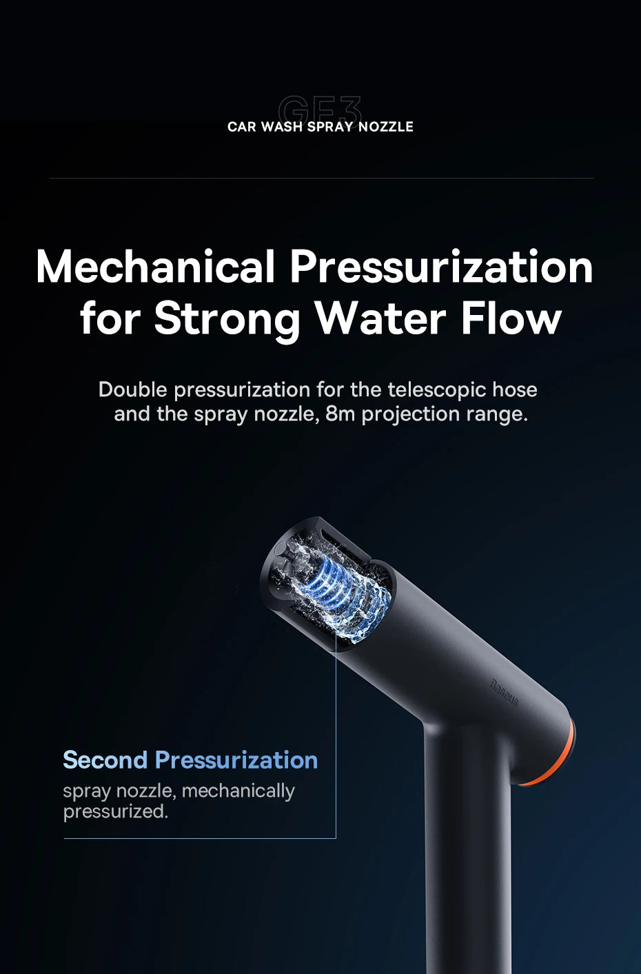 Baseus High Pressure Car Wash Gun