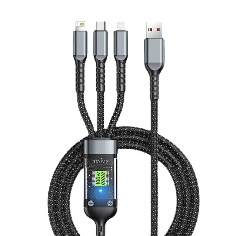 3-in-1 USB Fast Charger Cable