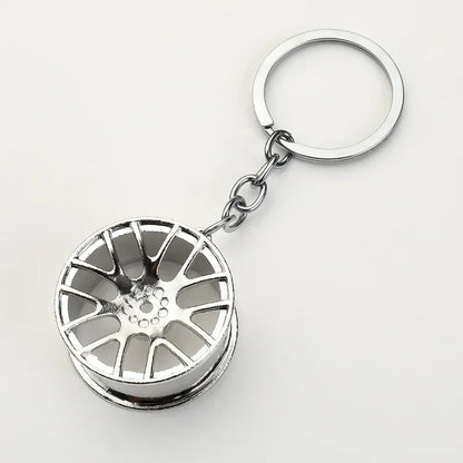 Gear Head Keychain Turbo Brake Disc Pendant