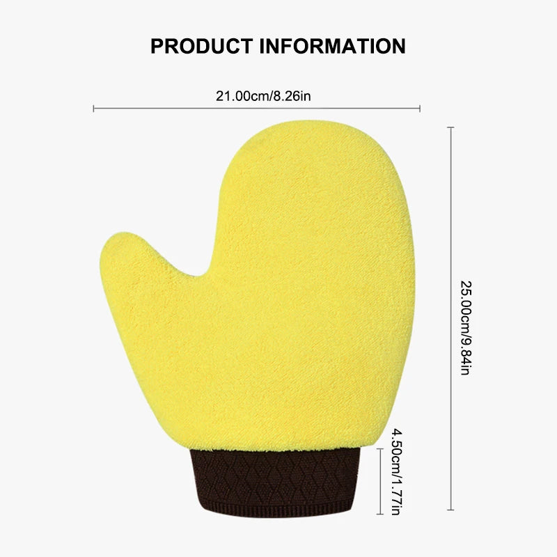 Microfiber Car Washing Glove Double-Sided